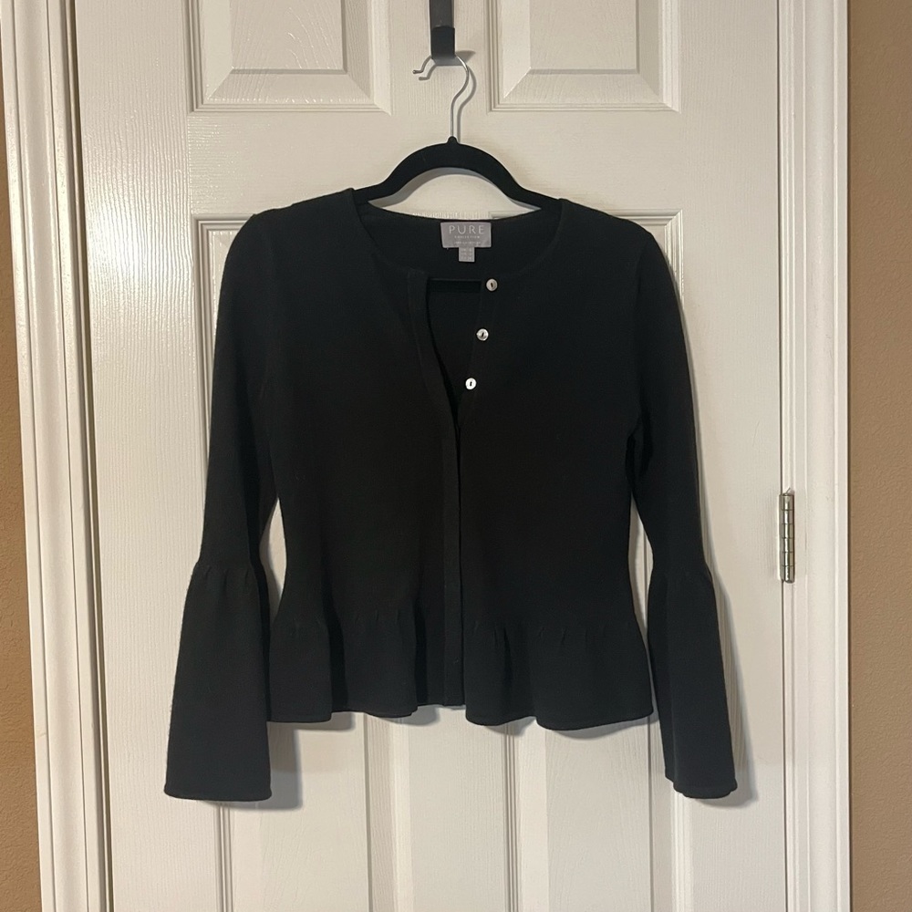 Pure Collection Cashmere Sweater Size 2 Black